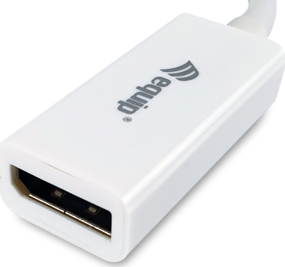 Adaptor Mini DisplayPort në DisplayPort Equip, 20 cm, i bardhë
