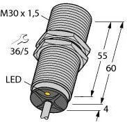 Senzor induktiv Pepperl Fuchs BI15-M30-AP6X, M30, 15mm, 10-30V DC, PNP 1NO