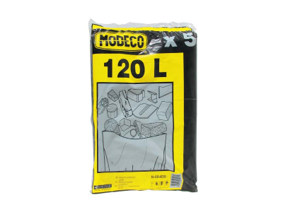Qese mbeturinash Modeco Construction, 120L, 5 copë