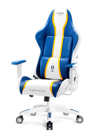 Karrige gaming King Diablo X One 2.0, ergonomike, blu e kaltër