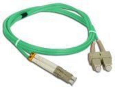 Kabllo fibër optike Alantec FO Patch Cord MM OM3, LC SC, duplex, 2m
