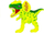 Projektor vizatimi LEAN Toys Dinosaur 2 në 1, me figura për ngjyrosje, me dritë nate, shumëngjyrësh