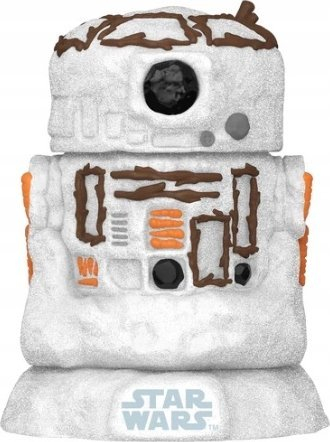Figurinë Funko Pop Star Wars Snowman R2-D2, 9cm, për zbukurim, me shumë ngjyra