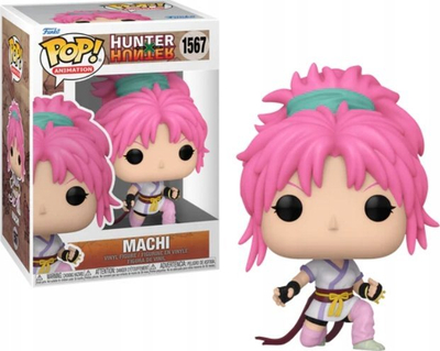 Figurë Funko Pop Hunter x Hunter Machi 1567, vinil, koleksion, rozë