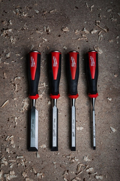 Set dalta Milwaukee Beveled Edge Chisels, 4 copë, për profesionistë