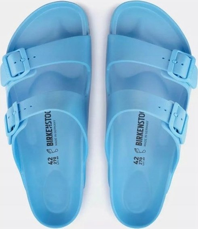 Sandale Birkenstock Arizona Essentials, EVA, plazh, blu e çelët