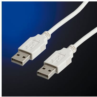 Kabllo USB Multicomp Pro 11.99.8919, USB 2.0 Type A në Type A, 1.8m, e bardhë