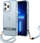 Mbulesë telefoni Guess GUHCP13LHTSGSB për iPhone 13 Pro / 13 6.1\", hardcase, blu e tejdukshme