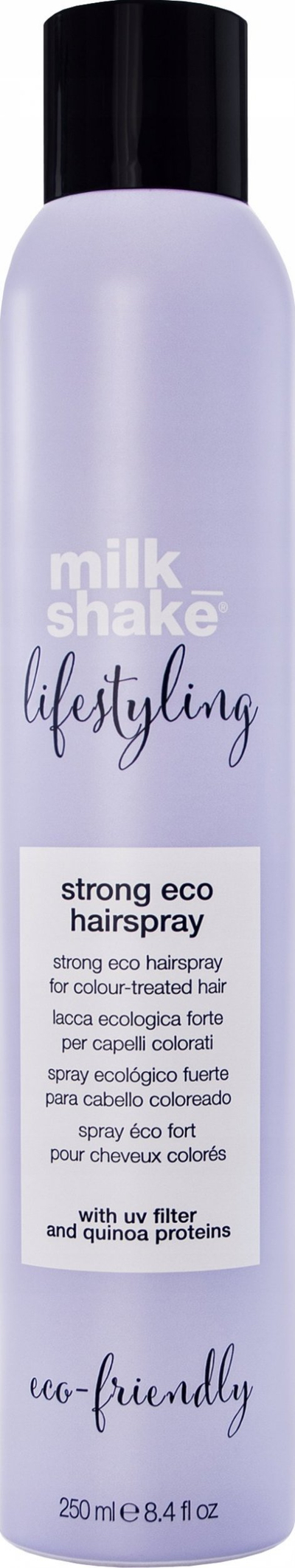 Sprej flokësh Milk_Shake Lifestyling Eco Strong, fiksim i fortë, 250ml