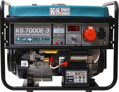 Gjenerator Könner & Söhnen KS7000E-3, 5500W, trefazor, i zi