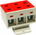 Terminal hekurudhor 3 polësh Incobex Elplast ZGX 3x50 ENE-00207, 50mm², për shinë DIN 35mm, gri