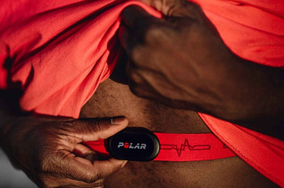Rrip gjoksi Polar H10, M-XXL, i kuq