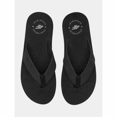 Плажни папучи 4F Flip Flops, за мажи, летни, црни