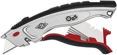 Prerëse sigurie WEDO Safety Cutter Profi Plus, teh 19 mm, me automat, ngjyrë argjendtë me të zezë