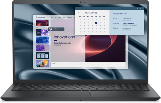 Laptop Dell Pro 15 Essential PV15255, 15.6", AMD Ryzen 5 7520U, 16GB RAM, 512GB SSD, AMD Radeon 610M, i zi