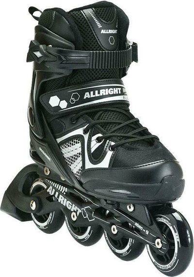 Patina inline Allright Dynamic, nr. 36-39, rrota 76mm 82A, të zeza