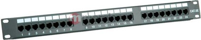 Patch panel VALUE Cat 5e, 24 porta, 19", i zi