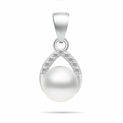 Set Pendant dhe vathë për femra Brilio Silver SET290W, të argjendta