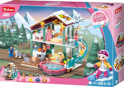 Set ndërtimi Sluban Happy Diary Resort, 439 pjesë, shumëngjyrësh