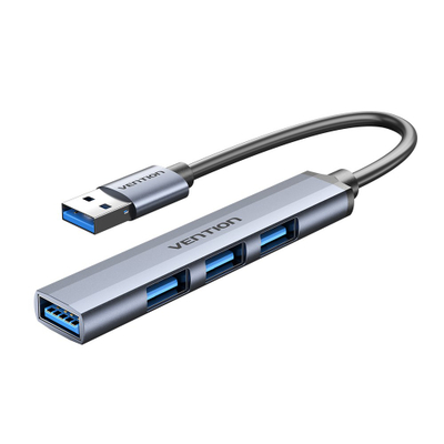USB hub Vention CKOHB, 4 porta, USB 3.0, gri