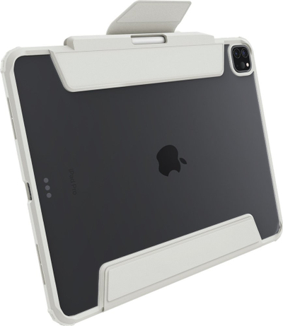 Kopertinë Spigen Air Skin Pro për iPad Pro 13" 2024, magnetike, me mbajtës për stilolaps, gri