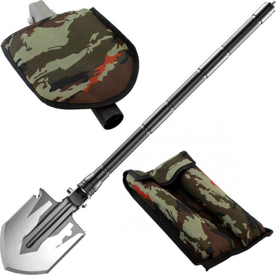 Lopatë multifunksjonale AG518B Survival, 16 në 1, palosëse, kamufllazh