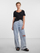 Maicë Pieces Slim Fit PCTANIA, e zezë
