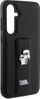 Kapak telefoni Karl Lagerfeld për Samsung Galaxy S23 FE, Saffiano Grip Stand, i zi