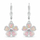 Vathë goca Brilio Silver Flowers EA1097WP, të argjendtë/ rozë