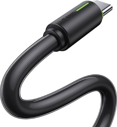 Kabllo USB C në USB C Usams YU SJ734, 1m, 60W, e zezë