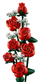 Set LEGO Icons Rose Bouquet 10328, buqetë lulesh dekorative, shumëngjyrëshe
