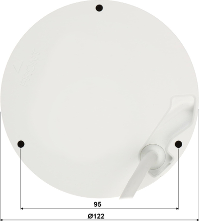 Kamerë IP Dahua IPC-HDBW5842RP-ASE-0280B-S3, 8MP, IR, e bardhë