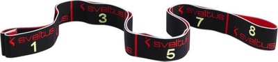 Shirit elastik për ushtrime Sveltus Elastiband, rezistencë 15 kg, me poster udhëzues