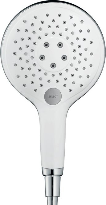 Dush Hansgrohe Raindance Select 150 3jet, 150mm, 3 rryma, i bardhë krom