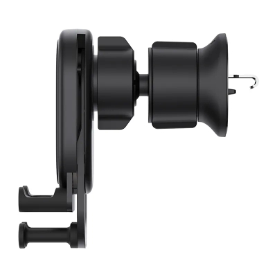Mbajtës telefoni për veturë Baseus Gravity Car Mount Pro, wireless 15W, për grilë ajri, i zi