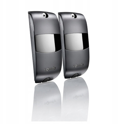 Сет мотор за ротациони порти Somfy Drive SGS Essential Kit, до 2.5 m 250 kg по крило, со Connectivity Kit, сива