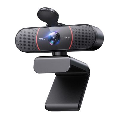 Webcam EMEET C960, 4K UHD, autofokus PDAF, me tripod, e zezë