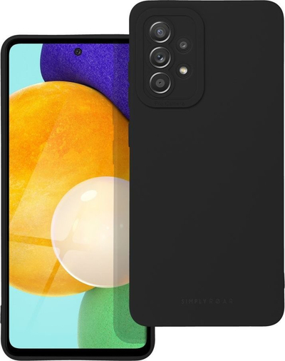 Mbulesë telefoni Roar Luna për Samsung Galaxy A52 A52s, TPU, e zezë