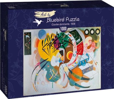 Puzzle Bluebird Kandinsky Dominant Curve 1936, 1000 copa, shumëngjyrësh