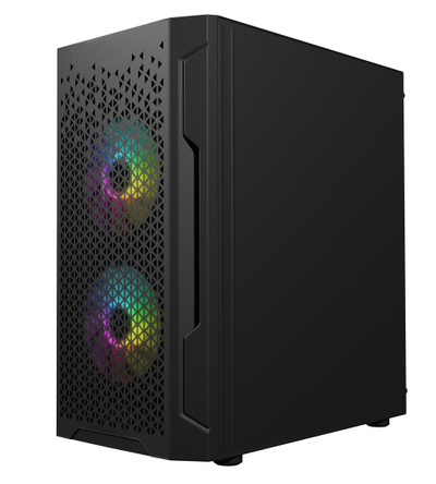 Kuti kompjuteri Logic Concept Aramis, Micro ATX, ARGB, e zezë
