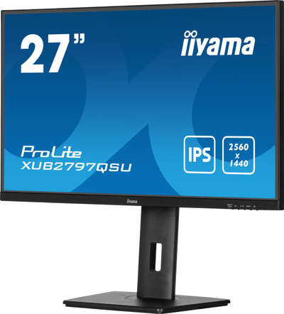 Monitor Iiyama ProLite XUB2797QSU-B2, 27", QHD 2560 x 1440, 100Hz, i zi