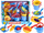 Set kuzhine lodër ZA0490, 18 copë, plastike, shumëngjyrëshe