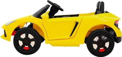Makine elektrike për kalamaj Future Battery Car, me telekomandë, MP3 USB, e verdhë