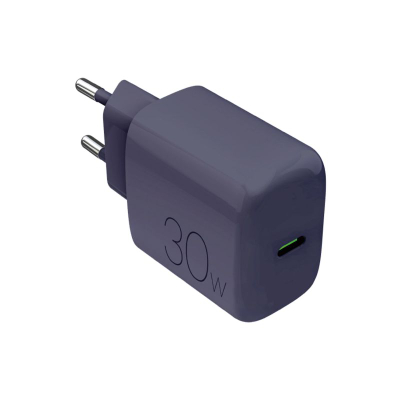 Karikues muri Puro 30W, USB C, karikim i shpejtë, blu