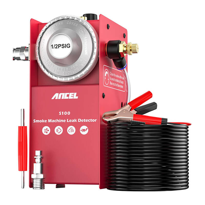 Gjenerator tymi automjeti Ancel S100, detektim rrjedhjesh, 12V, i kuq