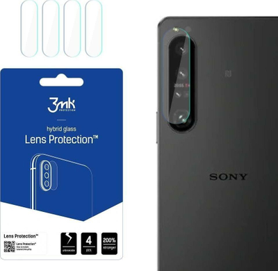 Mbrojtëse lente 3MK për Sony Xperia 1 IV, set 4 copë, transparente