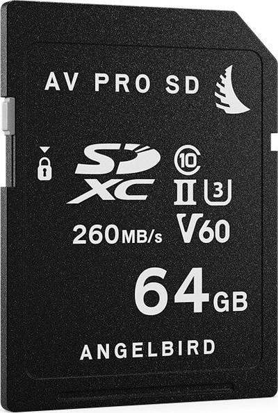 Kartë memorie Angelbird AV PRO SD MK2 V60 SDXC, 64GB, UHS II U3, Class 10
