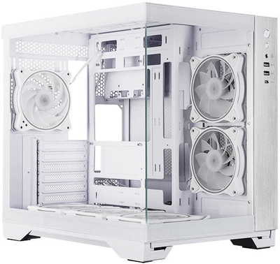 Kuti kompjutri Chieftec Visio GM-30W-TG-OP, Tower ATX, 6 tufa A-RGB, e bardhë