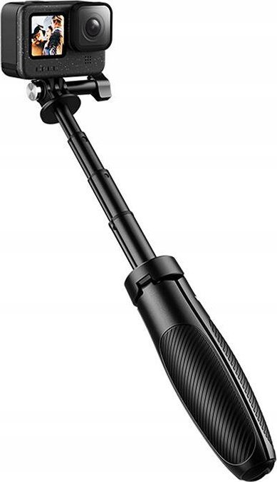 Selfie stick tripod TELESIN Mini Quick Release, i vogël, me gjatësi që shtyhet, i zi