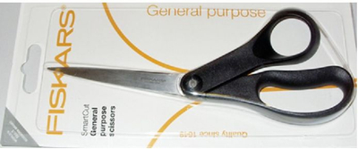 Gërshërë Fiskars 1023817 SmartCut, 21cm, çelik inox, portokalli